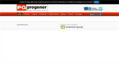 Desktop Screenshot of progener.es